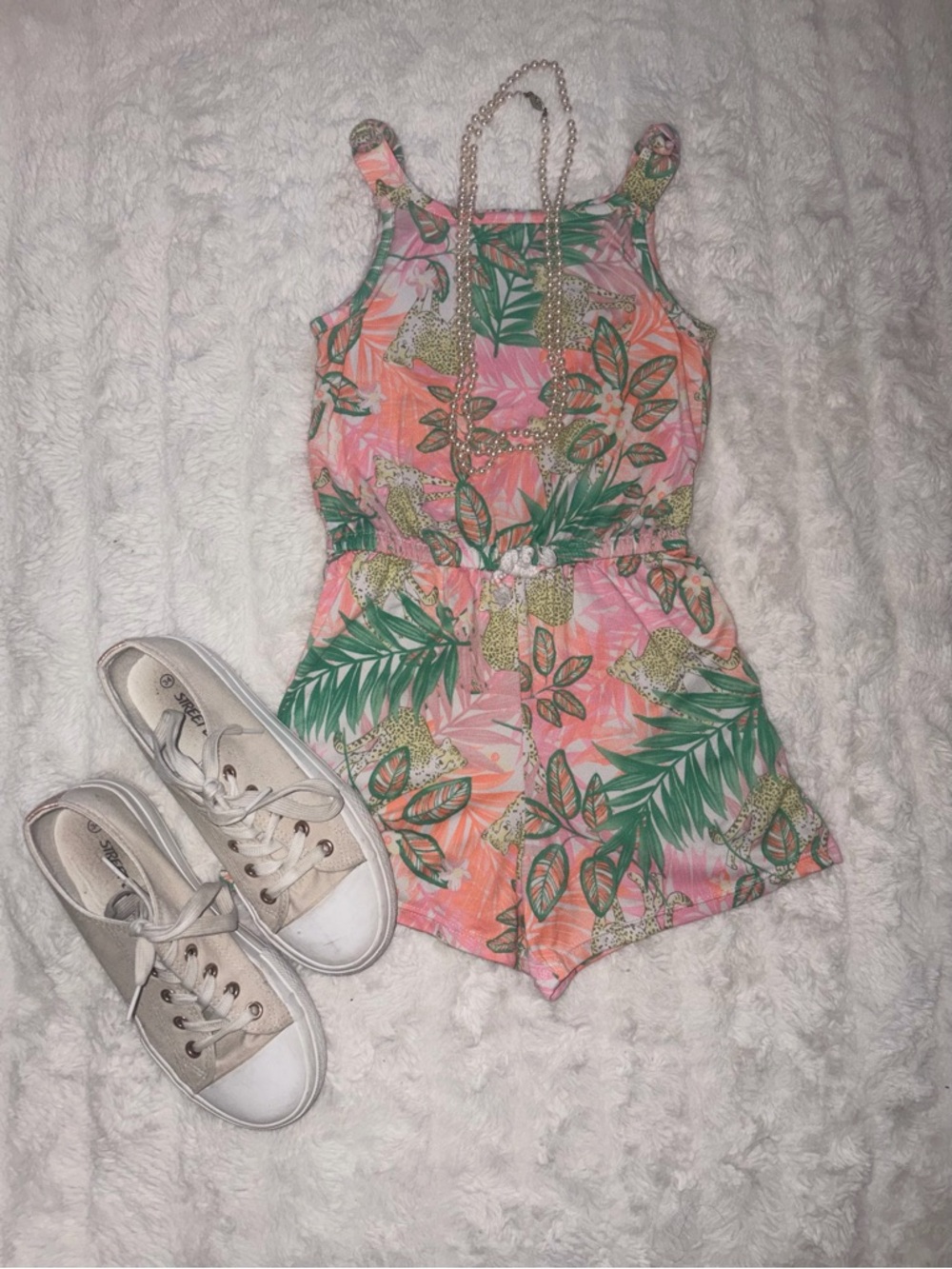 Wonder Nation Tropical Romper – Size XS (4/5)